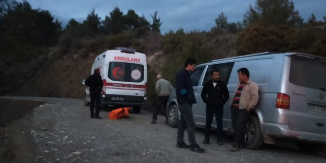 Konya'da köpeğe çarpan otomobil devrildi