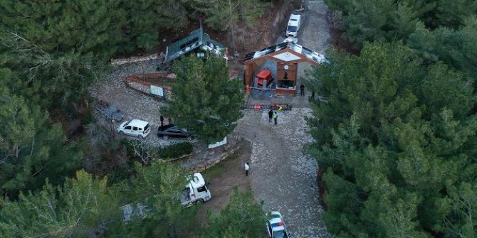 Kazdağları'nda mahsur kalanlar için askeri helikopter devrede