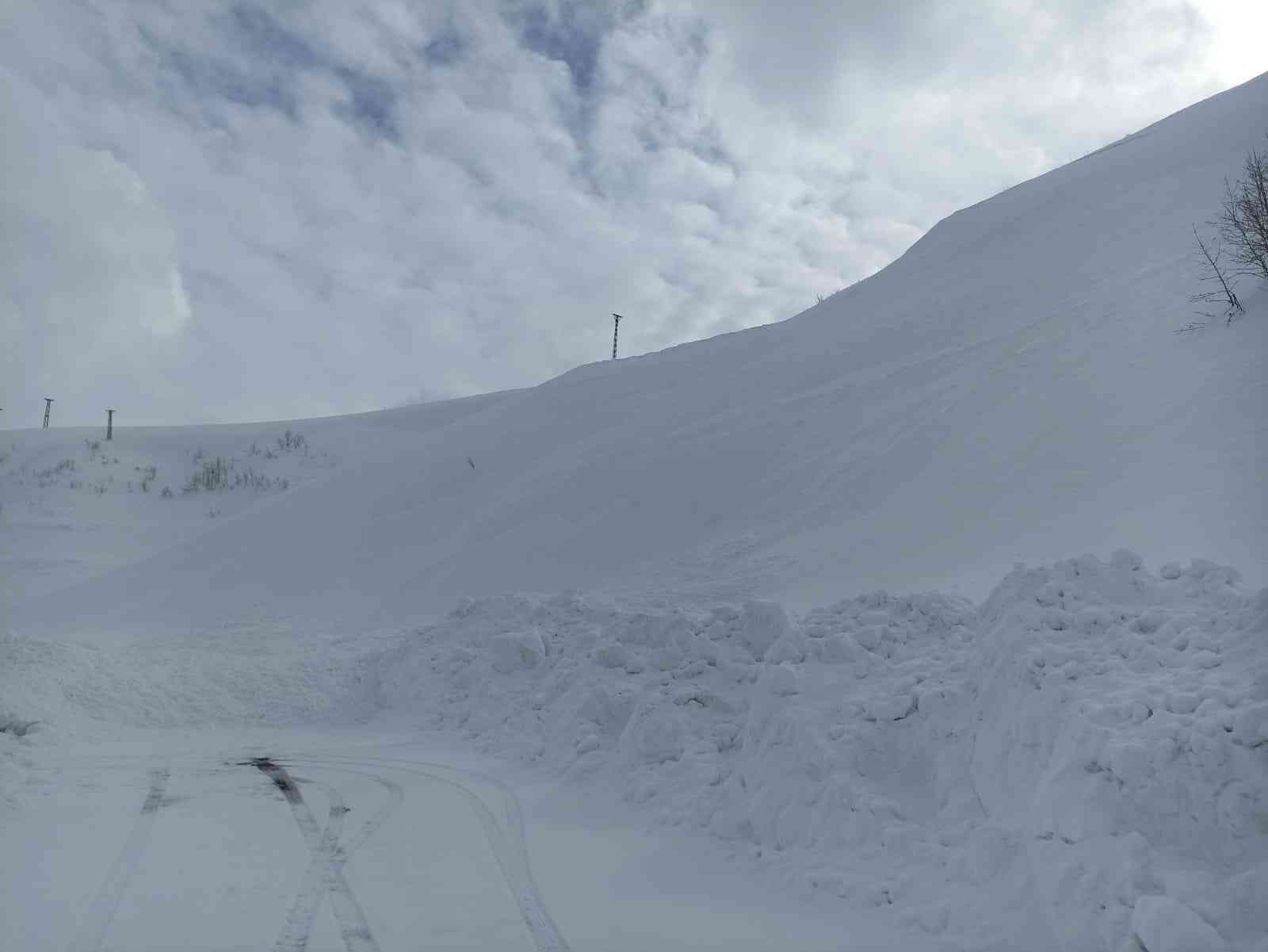 Bingöl’de çığ düştü, yol ulaşıma kapandı