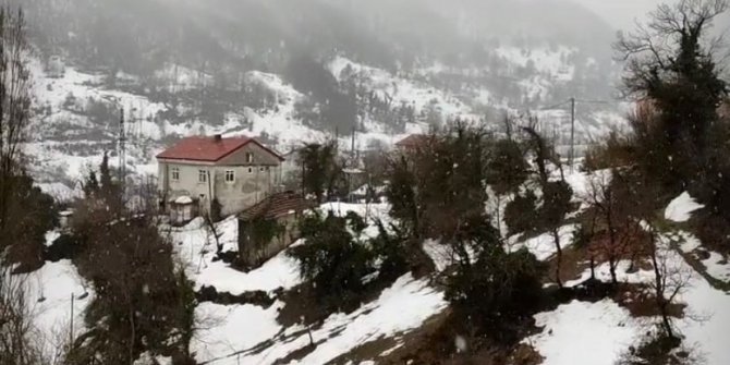 Zonguldak’ta yeniden kar yağışı başladı