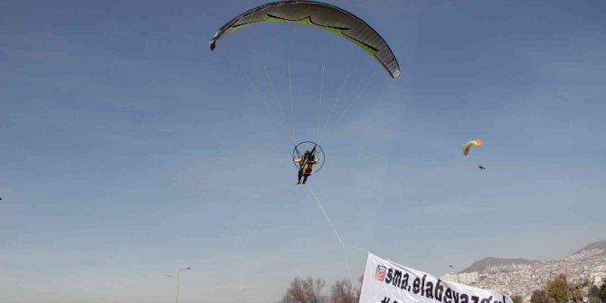 SMA’lı Ela için İzmir semalarında uçtular