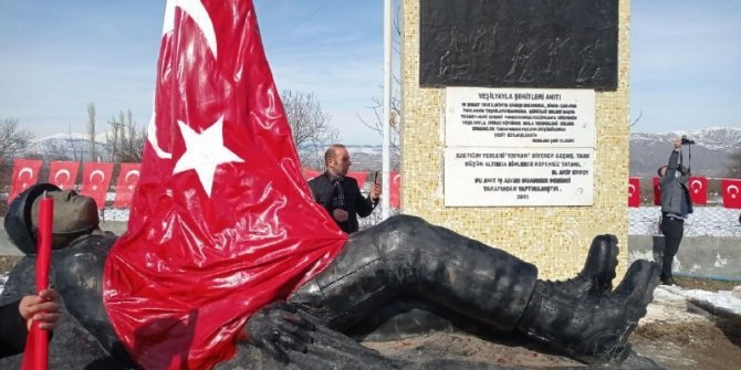 Ermeniler tarafından şehit edilen 71 askerimiz anıldı