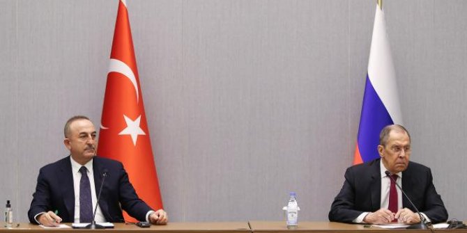 Bakan Çavuşoğlu, Rus mevkidaşı Lavrov ile görüştü