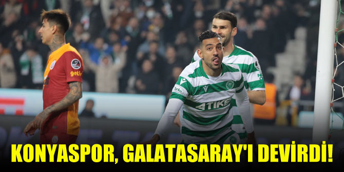 Konyaspor, Galatasaray'ı devirdi!