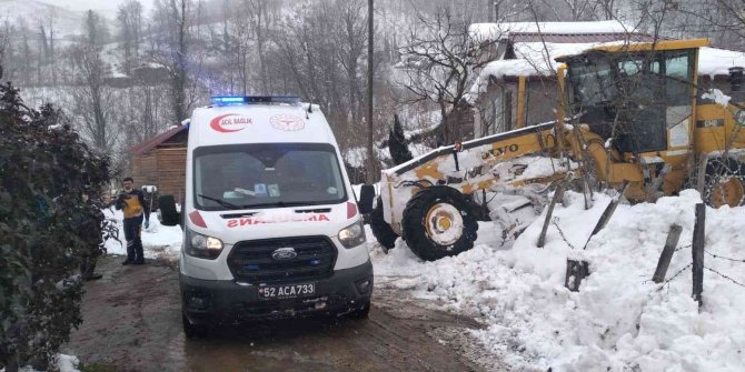 Ordu’da kar mücadelesi