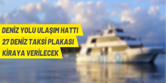 Muğla'da deniz ulaşımı ihalesi