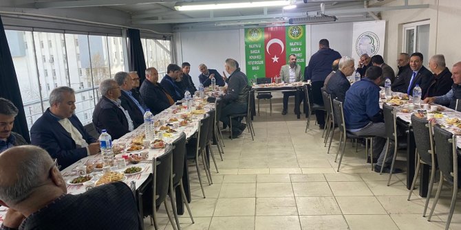 Tarım paydaşları iftar programında bir araya geldi