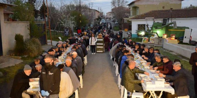 Kırsal mahallelerde ‘Gönül Sofraları’ kuruldu