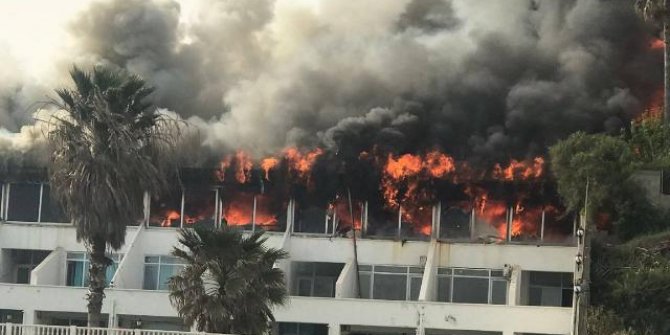 Adana'da otel yangını