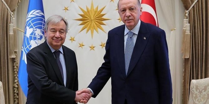 Turkish president, UN secretary-general discuss Ukraine conflict