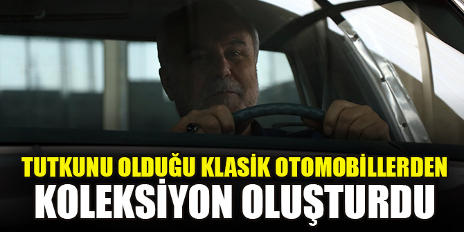 Tutkunu olduğu klasik otomobillerden koleksiyon oluşturdu