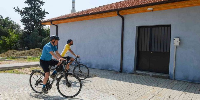 Bursa’da eski köy okulları bisiklet evi oluyor