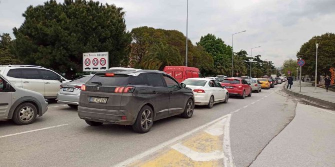 Bayram sonrası trafik yoğunluğu