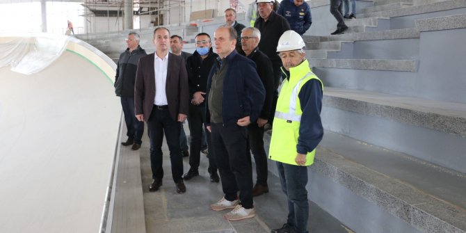 Mehmet Baykan, yeni veledromu gezdi