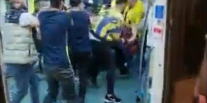 Trabzonsporlulara tekme tokat saldırı
