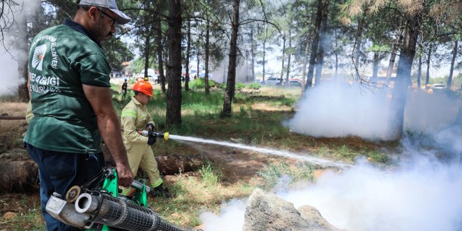 4 ilde 5 bin kişiyle 'Türkiye'nin en büyük orman yangını tatbikatı' gerçekleştirildi