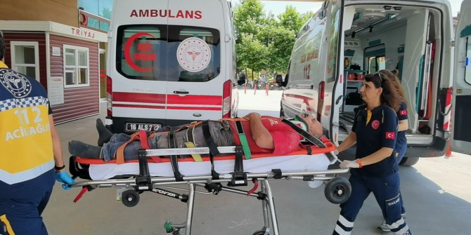 İnşaatta 4 metreden düşen işçi yaralandı