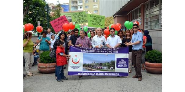 "Ramazan da Sağlıklı Besleniyoruz" yürüyüşü