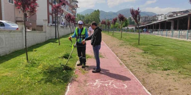 Başiskele’nin yeşil alanlarında yoğun çalışma