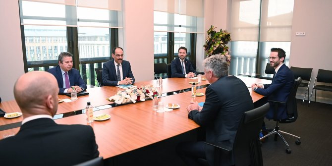 Sözcü Kalın, NATO Genel Sekreteri Kabine Direktörü Jenssen'le görüştü