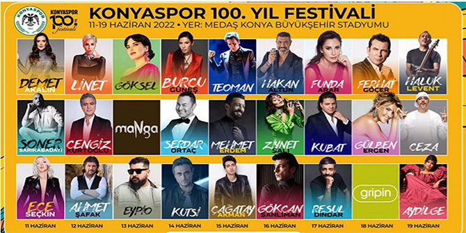 Konyaspor’da 100. Yıl Festival heyecanı