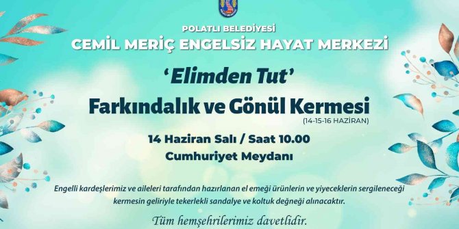 Elimden Tut Farkındalık ve Gönül Sergisi 14-16 Haziran’da misafirlerini ağırlayacak