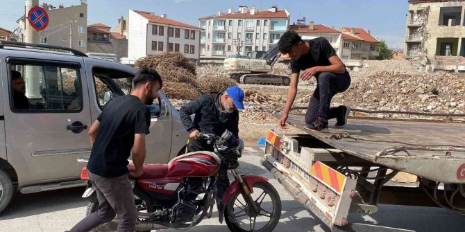 Motosiklet kazalarının arttığı ilçede polis denetimleri artırdı