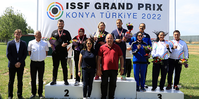 Konya'daki ISSF Plak Atışları sona erdi