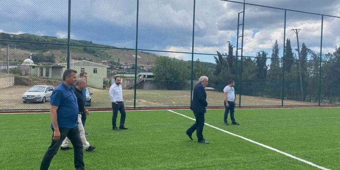 Köylere spor tesisleri yapılmaya başlandı