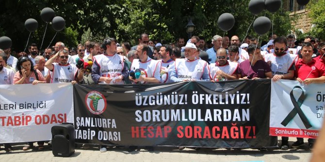 Konya'daki silahlı saldırıda doktorun öldürülmesine Gaziantep ve Şanlıurfa'dan tepki