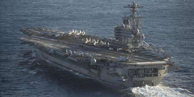 US fighter jet blown off aircraft carrier in Mediterranean