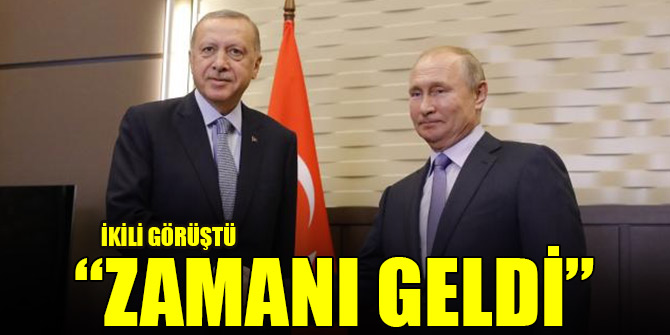 Cumhurbaşkanı Erdoğan, Putin ile görüştü