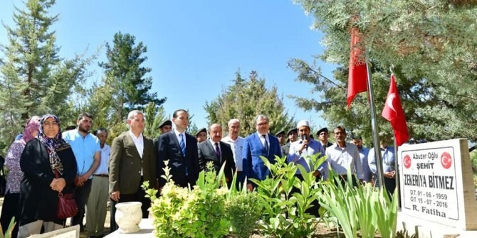 15 Temmuz şehidi kabri başında dualarla anıldı