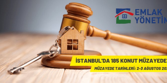 İstanbul'da 185 konut satılacak