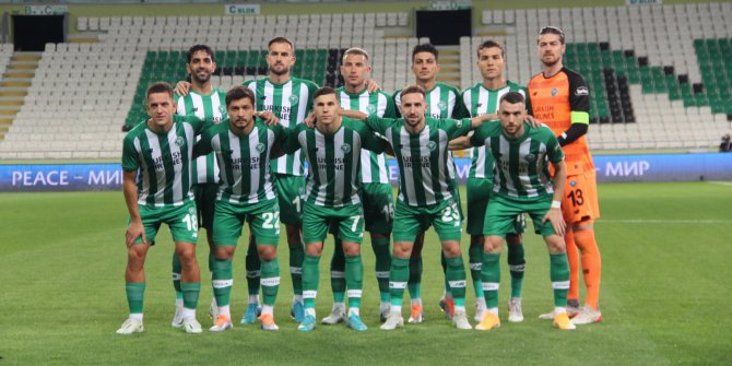 Konyaspor ilk yarıyı önde kapattı