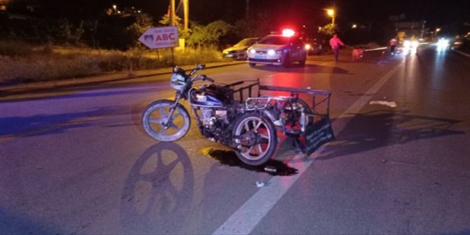 Kırıkkale'de otomobil ile çarpışan motosikletli ağır yaralandı