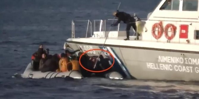 Turkish coast guard saves irregular migrants pushed back by Greece