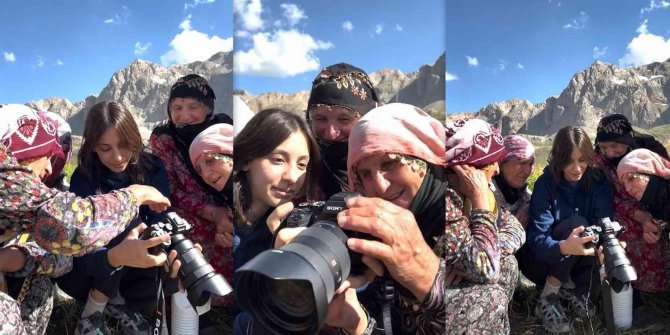 İlk kez fotoğraf makinesiyle tanışan köy kadınlarının doğal ve içten halleri yürekleri ısıttı