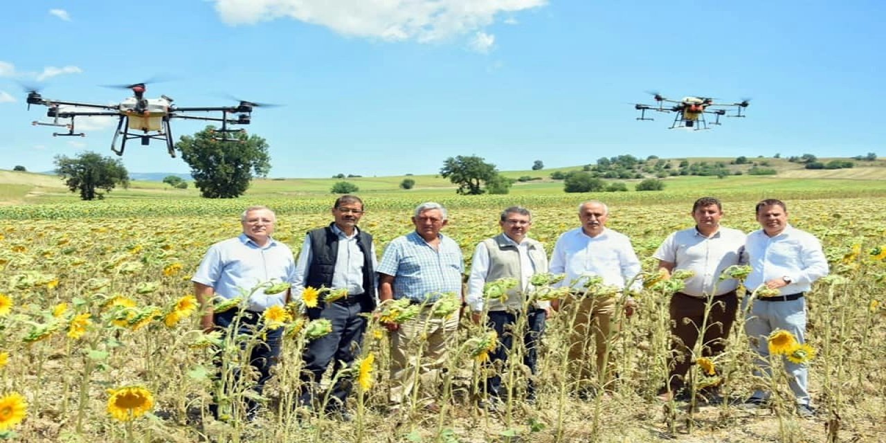 Tırtılla mücadelede kazanan çiftçi oldu