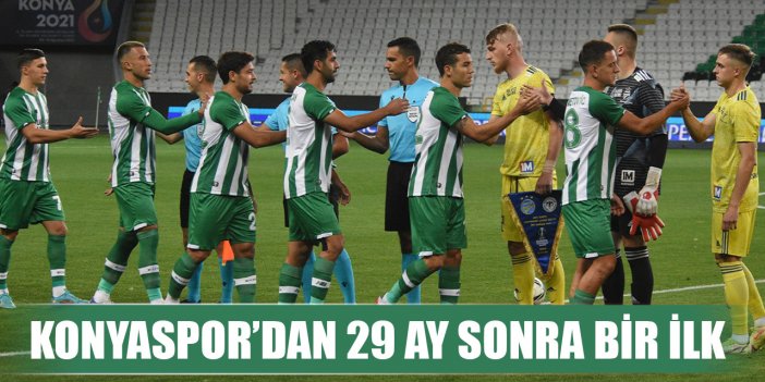 Konyaspor’dan 29 ay sonra bir ilk