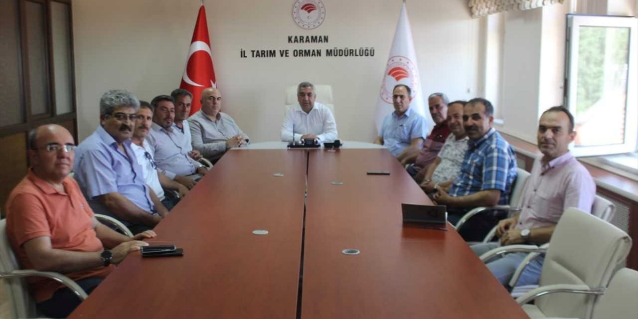 Karaman'da elma değerlendirme toplantısı yapıldı