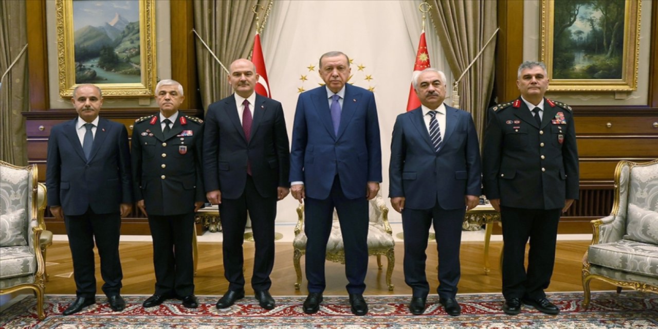 Erdoğan, Soylu ve beraberindeki heyeti kabul etti