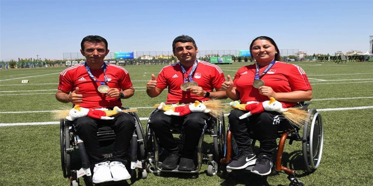 Para okçulukta Türk sporculardan 2 altın, 3 gümüş madalya