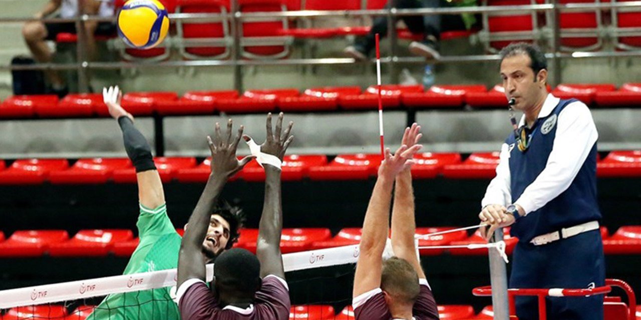 Erkekler Voleybolda Katar, Pakistan’ı 3-2 yendi