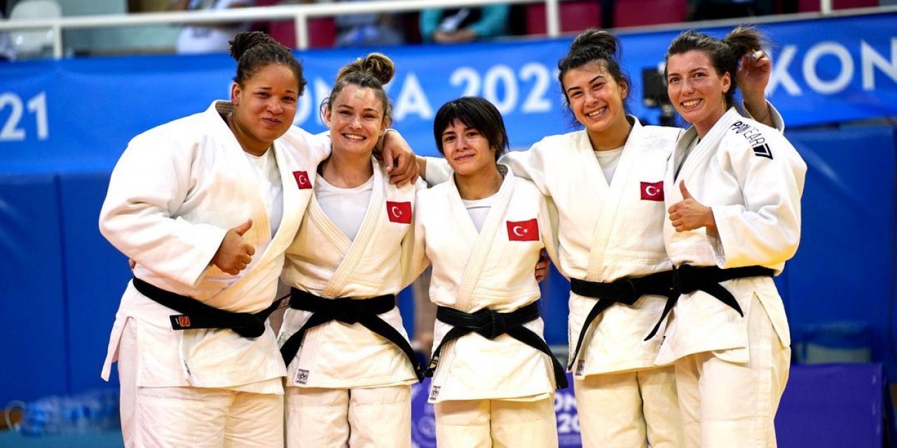 Judo Kadın Milli Takımı altın madalya kazandı