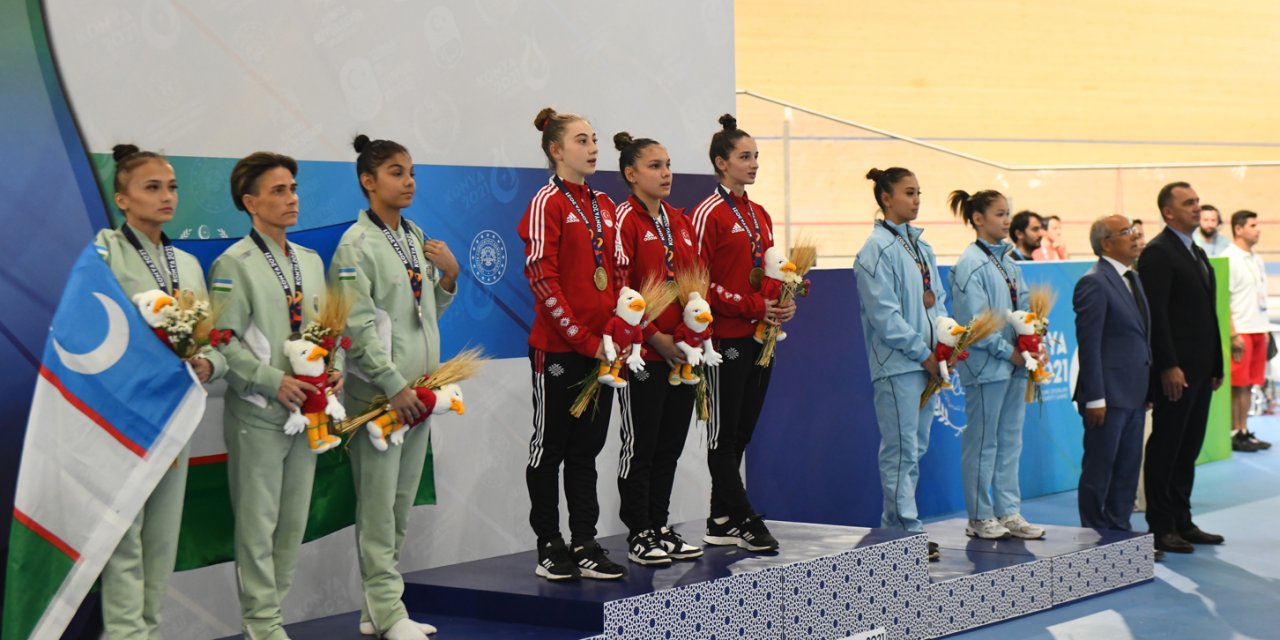 Cimnastikte milli sporcular 3 madalya kazandı