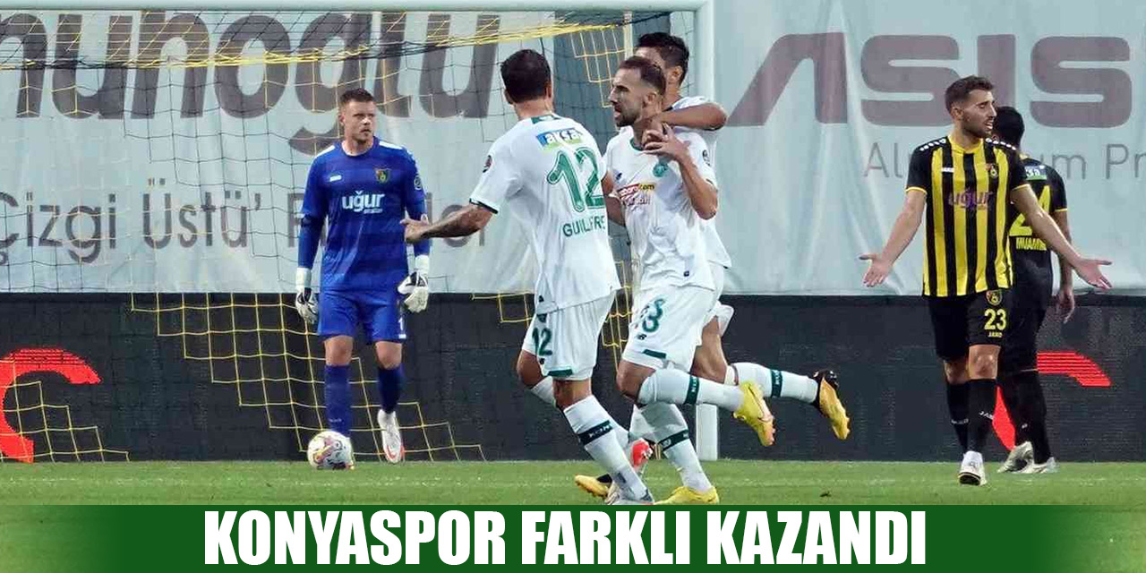 Konyaspor farklı kazandı