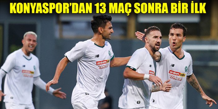 Konyaspor’dan 13 maç sonra bir ilk