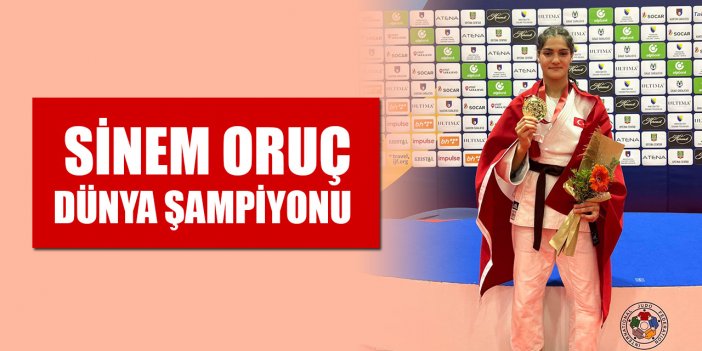 Konya Büyükşehir Belediyespor Kulübü sporcusu Sinem Oruç dünya şampiyonu