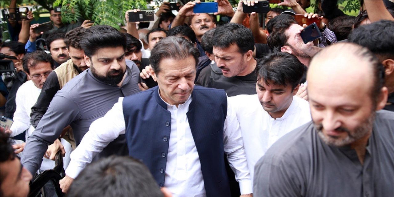 Pakistan's former Premier Khan appears in court in contempt case